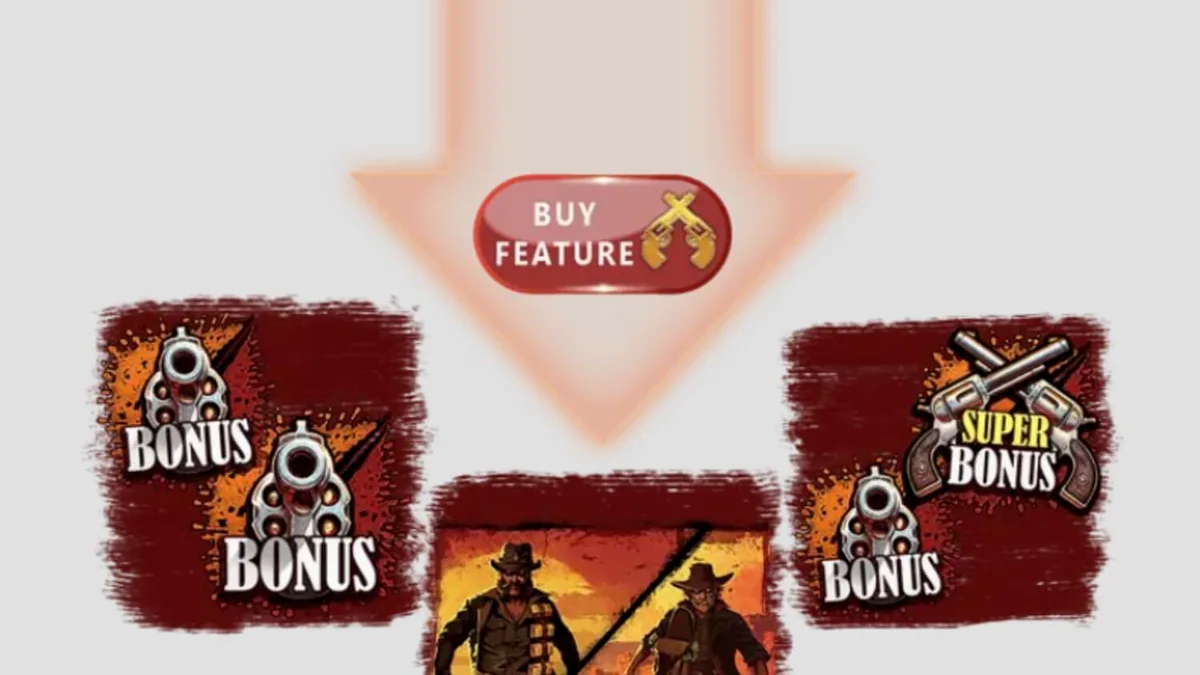 Cenário de deserto árido do jogo de slot Revolvero